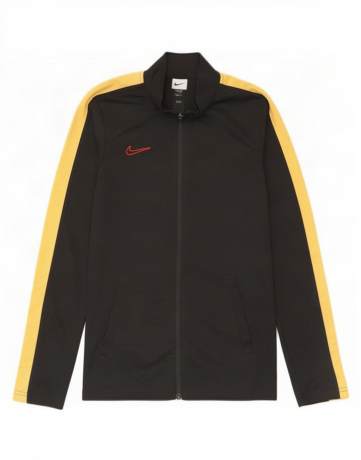 Męska kurtka dresowa Nike Dri Fit Slim, mała, czarna, z blokami kolorów