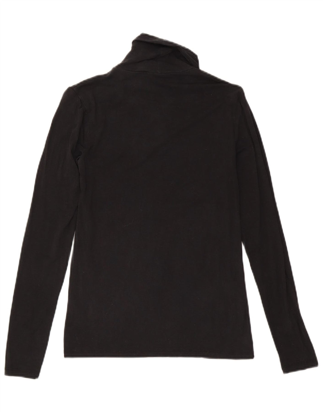 Damski top Massimo Dutti z długim rękawem UK 8 Small Black Lyocell