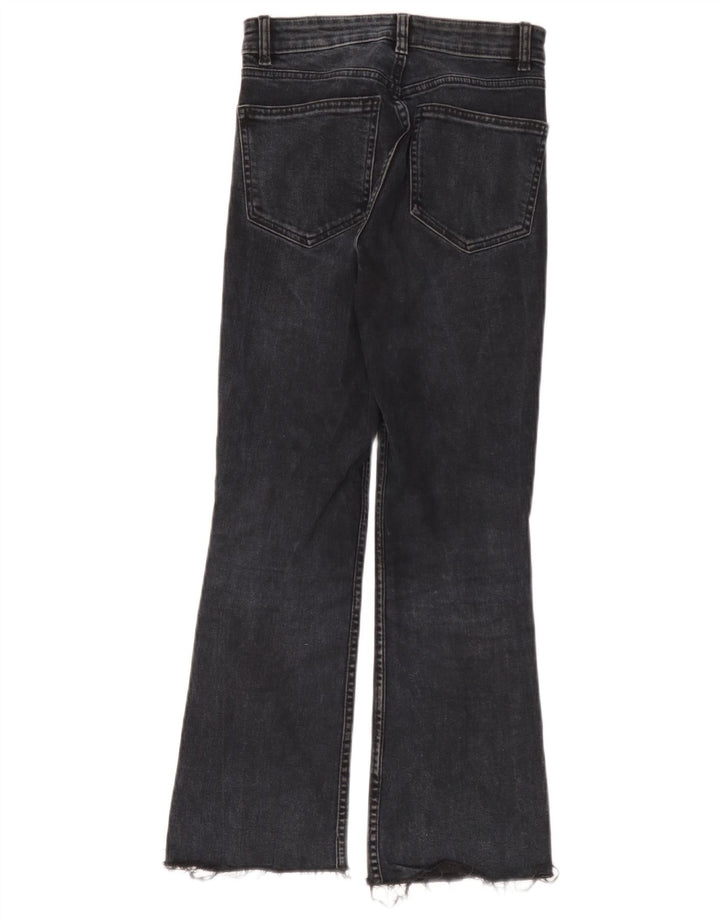 Damskie jeansy rozkloszowane Zara EU 38 Small W28 L26 Czarne