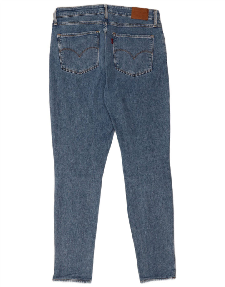 Damskie jeansy Levi's 721 Skinny z wysokim stanem W30 L30 Niebieska bawełna