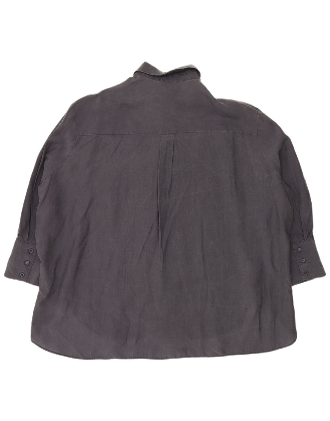 Damska długa koszula oversize Zara UK 18 XL granatowa