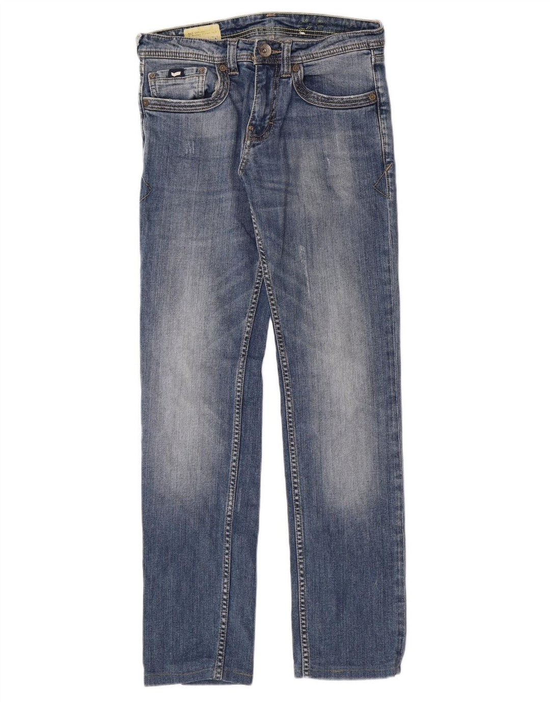 GAS Womens Straight Jeans W28 L29 Blue Cotton