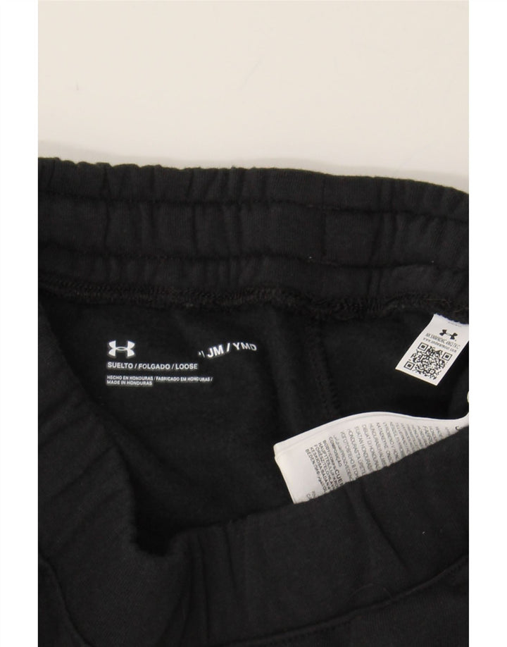 UNDER ARMOUR Boys Tracksuit Trousers Joggers 9-10 Years Medium  Black Vintage Under Armour and Second-Hand Under Armour from Messina Hembry 
