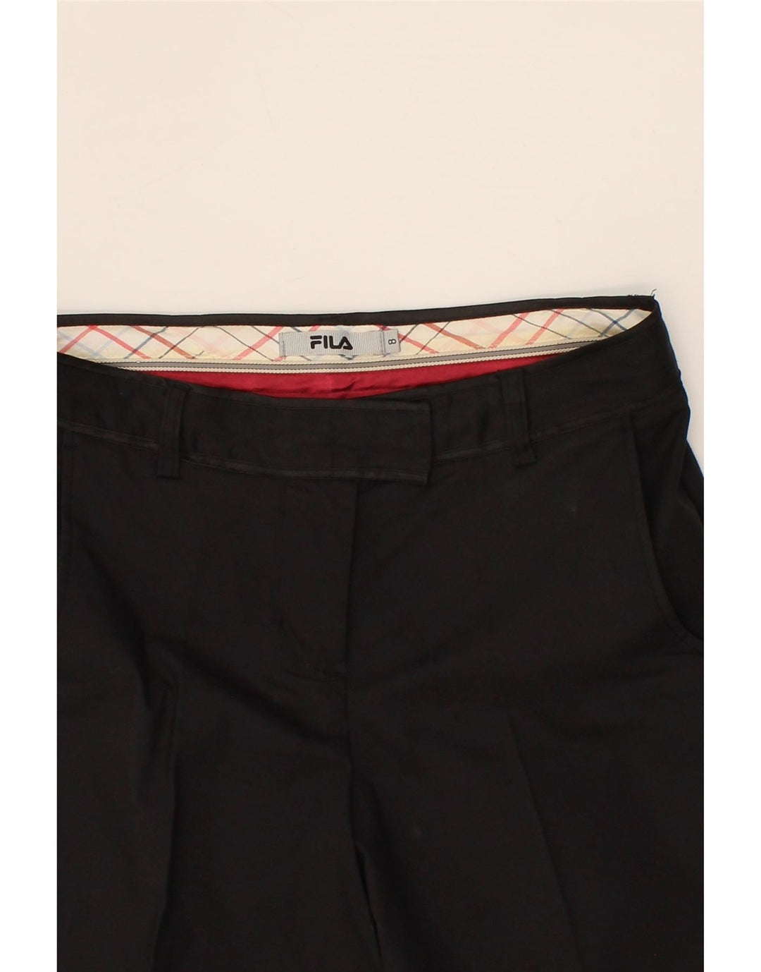 FILA Womens Casual Shorts US 8 Medium W30  Black Cotton Vintage Fila and Second-Hand Fila from Messina Hembry 