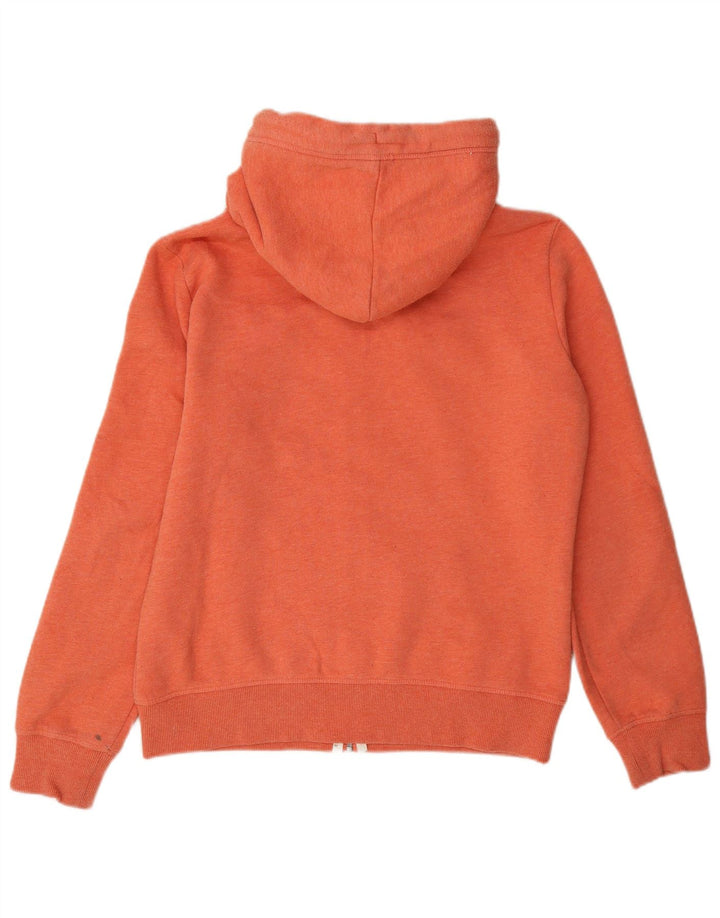 Damski sweter oversize Superdry z kapturem i zamkiem, UK 12, średni pomarańczowy, bawełniany