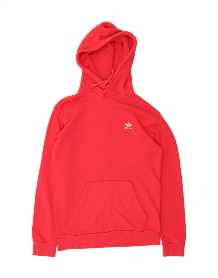 ADIDAS Mens Hoodie Jumper Medium Red Cotton Vintage Adidas and Second-Hand Adidas from Messina Hembry 