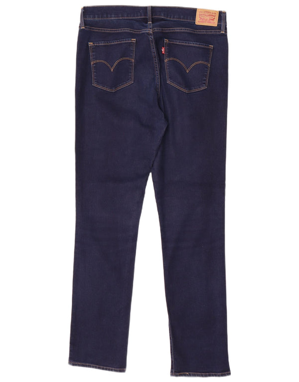 Damskie jeansy Levi's 312 Shaping W32 L32 Granatowa bawełna