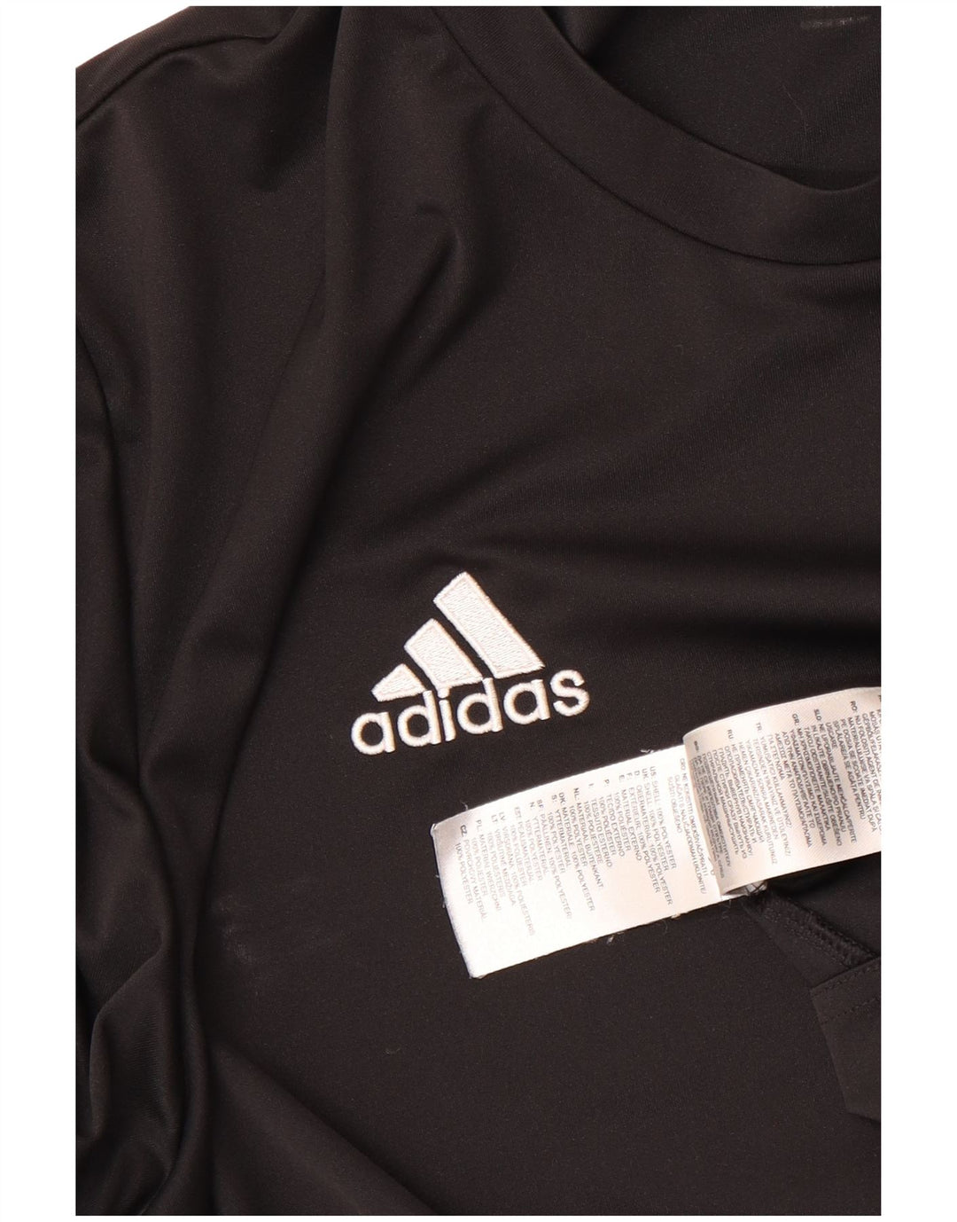 Adidas Męska koszulka Climalite Top, duża, czarna, z poliestru