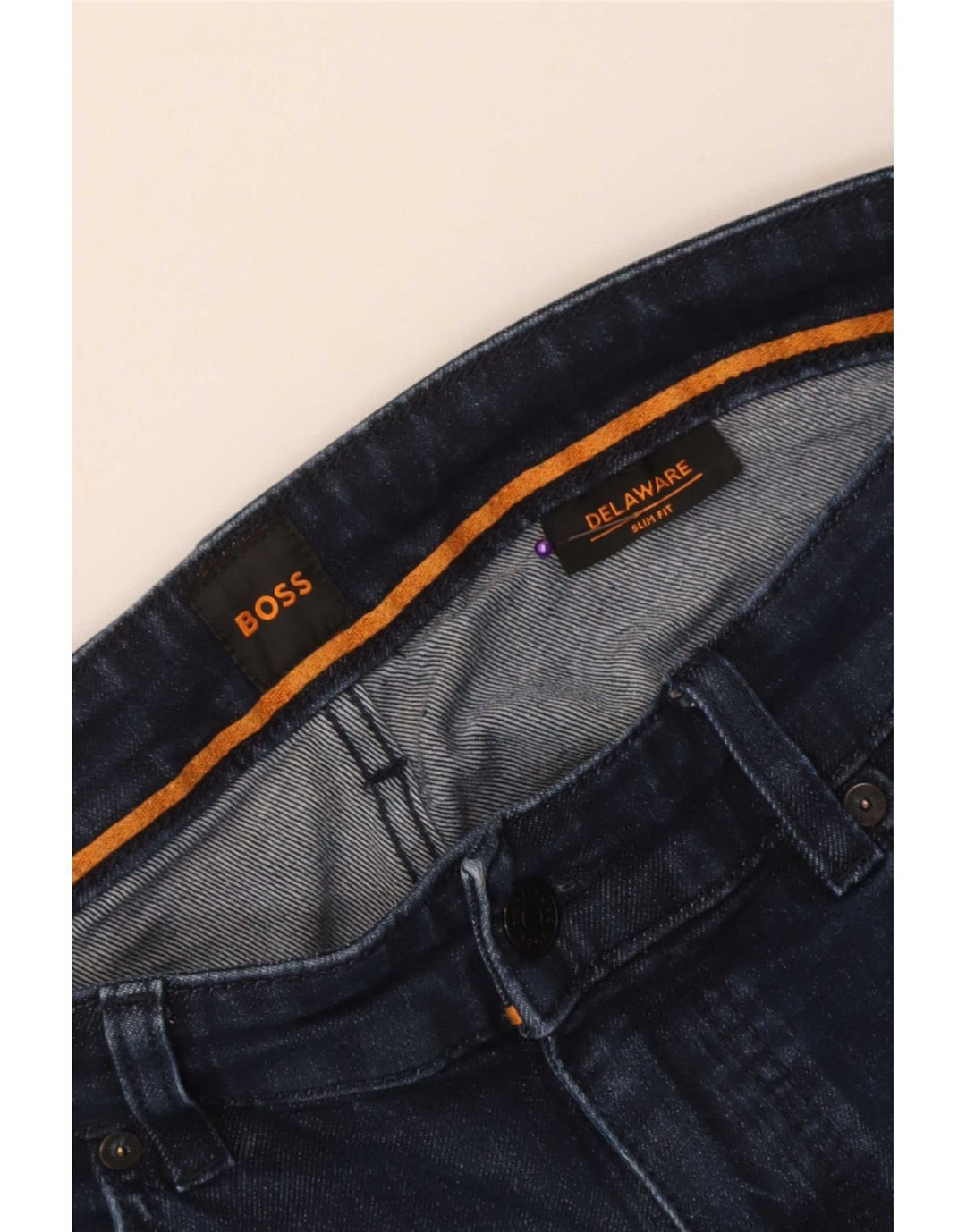 Męskie jeansy Hugo Boss Delaware W34 L31 granatowe