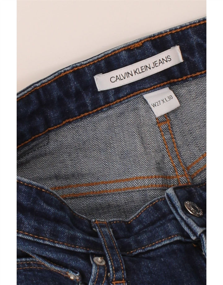 CALVIN KLEIN Womens Slim Jeans W27 L26 Navy Blue Cotton Vintage Calvin Klein and Second-Hand Calvin Klein from Messina Hembry 