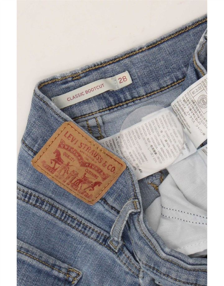 Damskie klasyczne jeansy Bootcut Levi's W28 L32 Niebieska bawełna