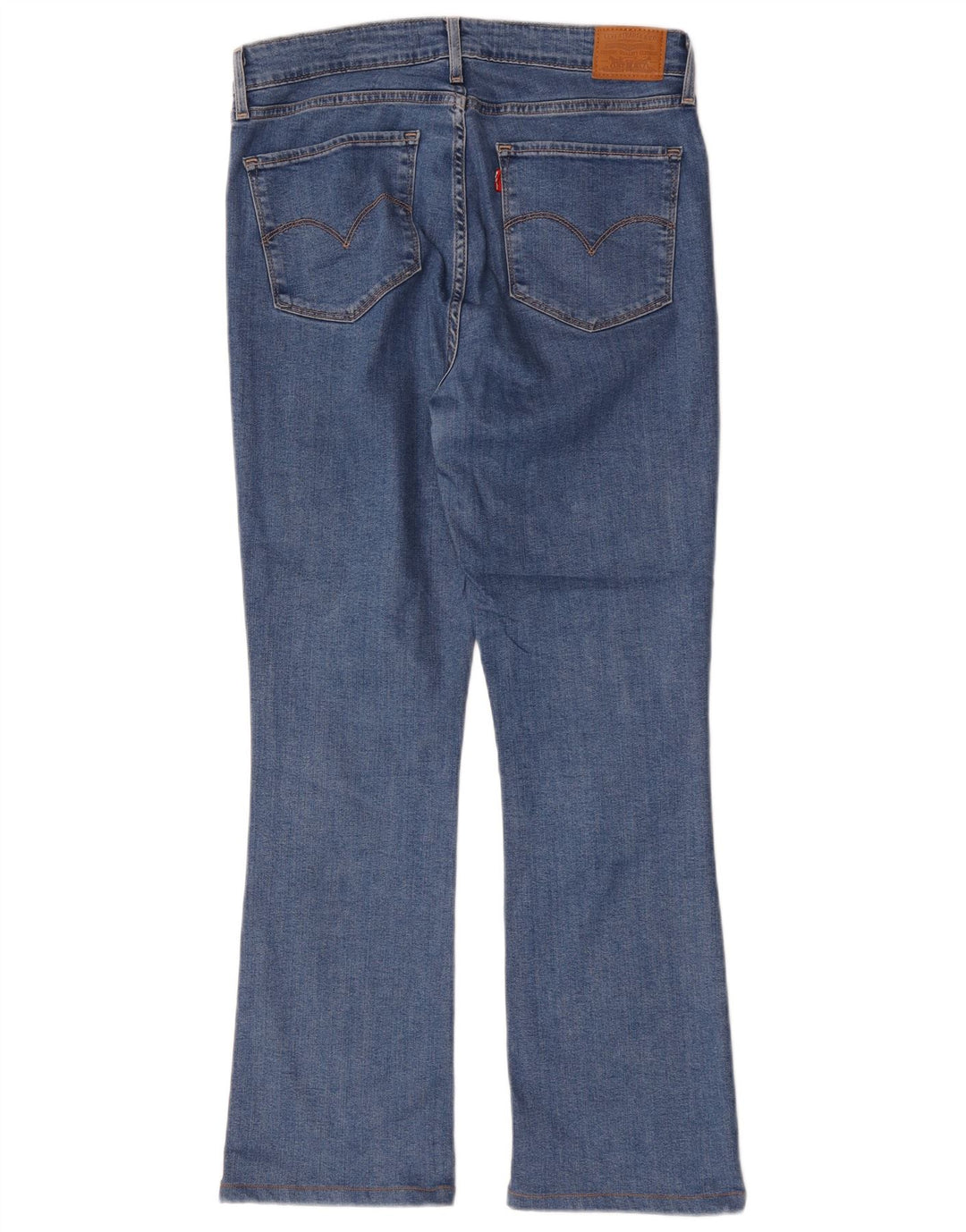 Damskie jeansy Levi's 725 z wysokim stanem Bootcut W32 L30 Niebieska bawełna