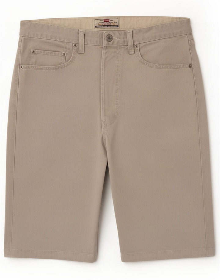 Męskie spodenki jeansowe Levi's Regular, duże W33 beżowe bawełniane