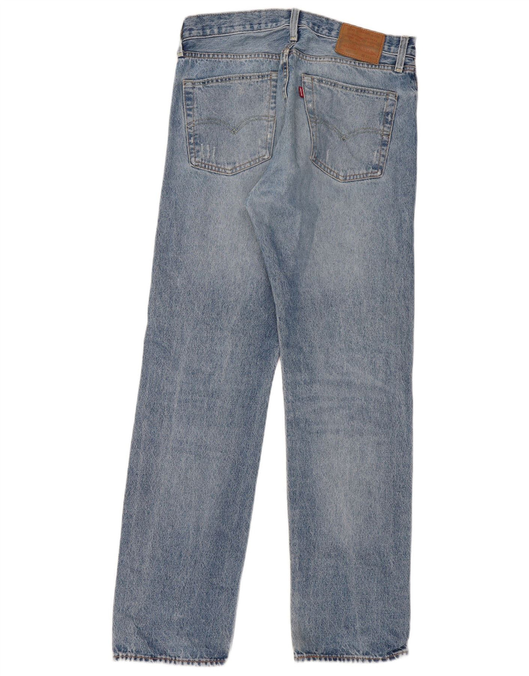 Męskie dżinsy Levi's 501 Straight W34 L34 Niebieskie bawełniane