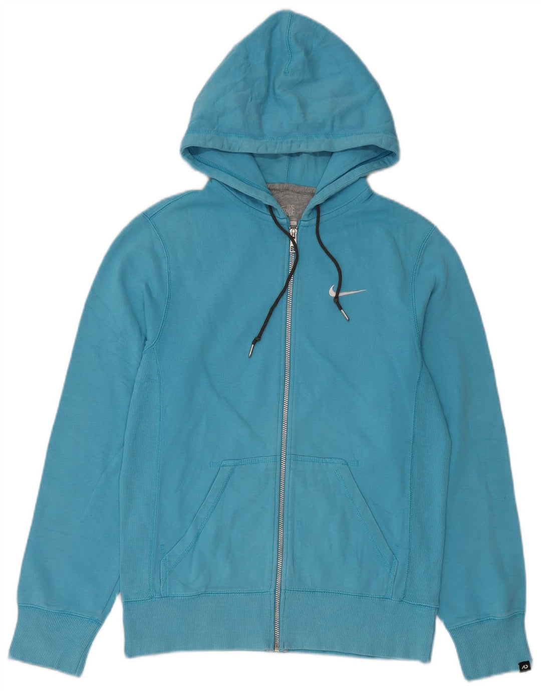 Męski sweter z kapturem i zamkiem Nike, mały, niebieski