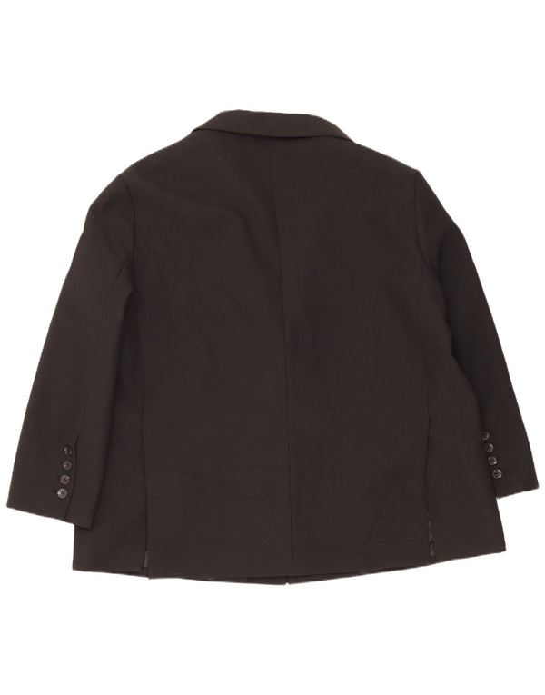 Damska marynarka zapinana na 2 guziki, oversize, Zara UK 6 XS, czarny poliester