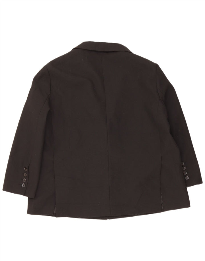 Damska marynarka zapinana na 2 guziki, oversize, Zara UK 6 XS, czarny poliester