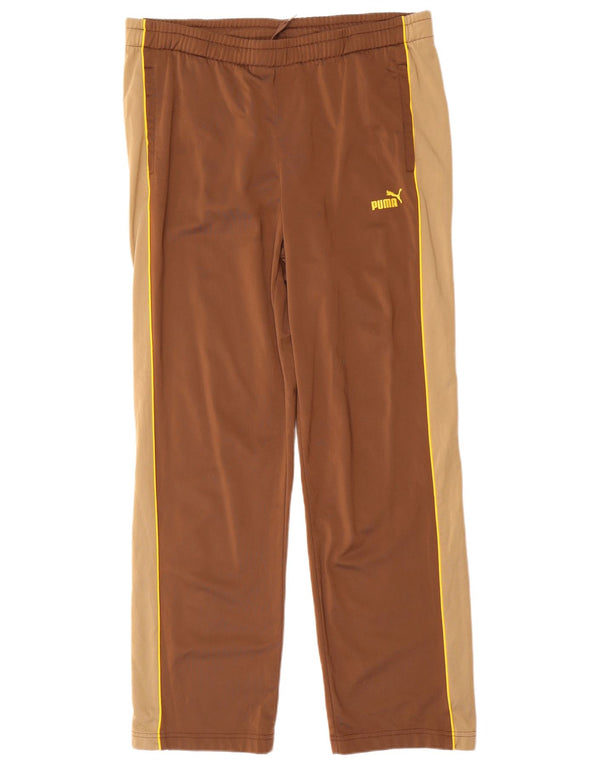 Damskie spodnie dresowe PUMA UK 12, poliester w kolorze średniego brązu