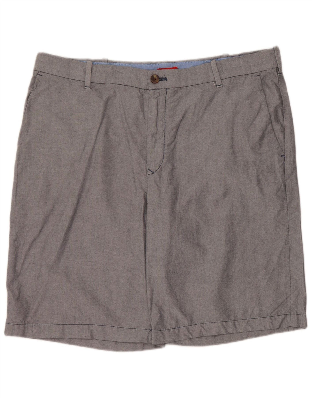 Męskie spodenki chino Izod W38 XL, szara bawełna