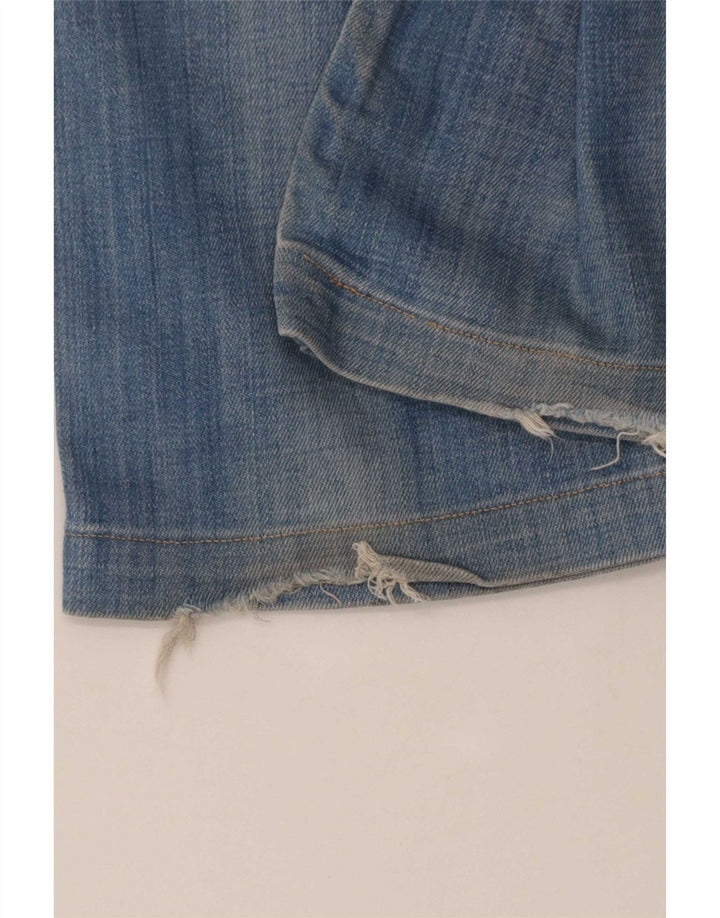 Damskie jeansy Levi's 570 Straight W34 L29 Niebieskie bawełniane