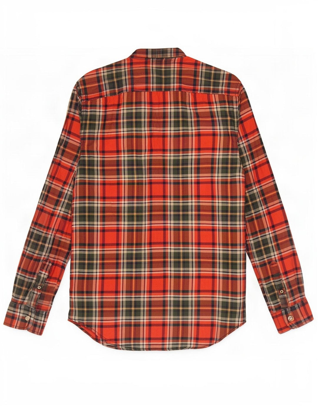 Męska koszula flanelowa American Eagle Outfitters o klasycznym kroju, w małą czerwoną kratkę