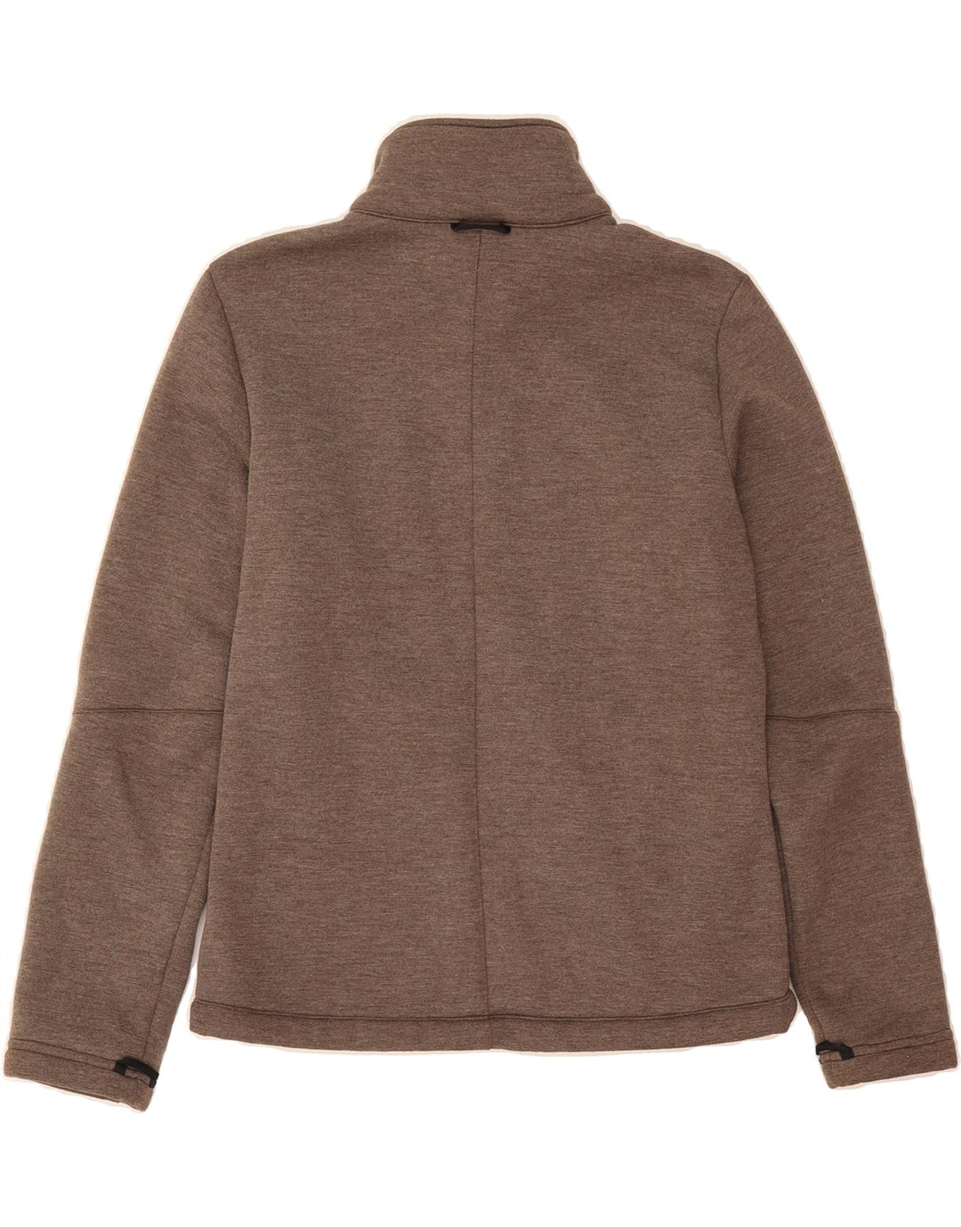 JACK WOLFSKIN Womens Tracksuit Top Jacket UK 12/14 Medium Brown Polyester Vintage Jack Wolfskin and Second-Hand Jack Wolfskin from Messina Hembry 