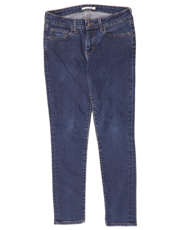 Damskie jeansy Levi's 711 Skinny W27 L27 Niebieskie bawełniane