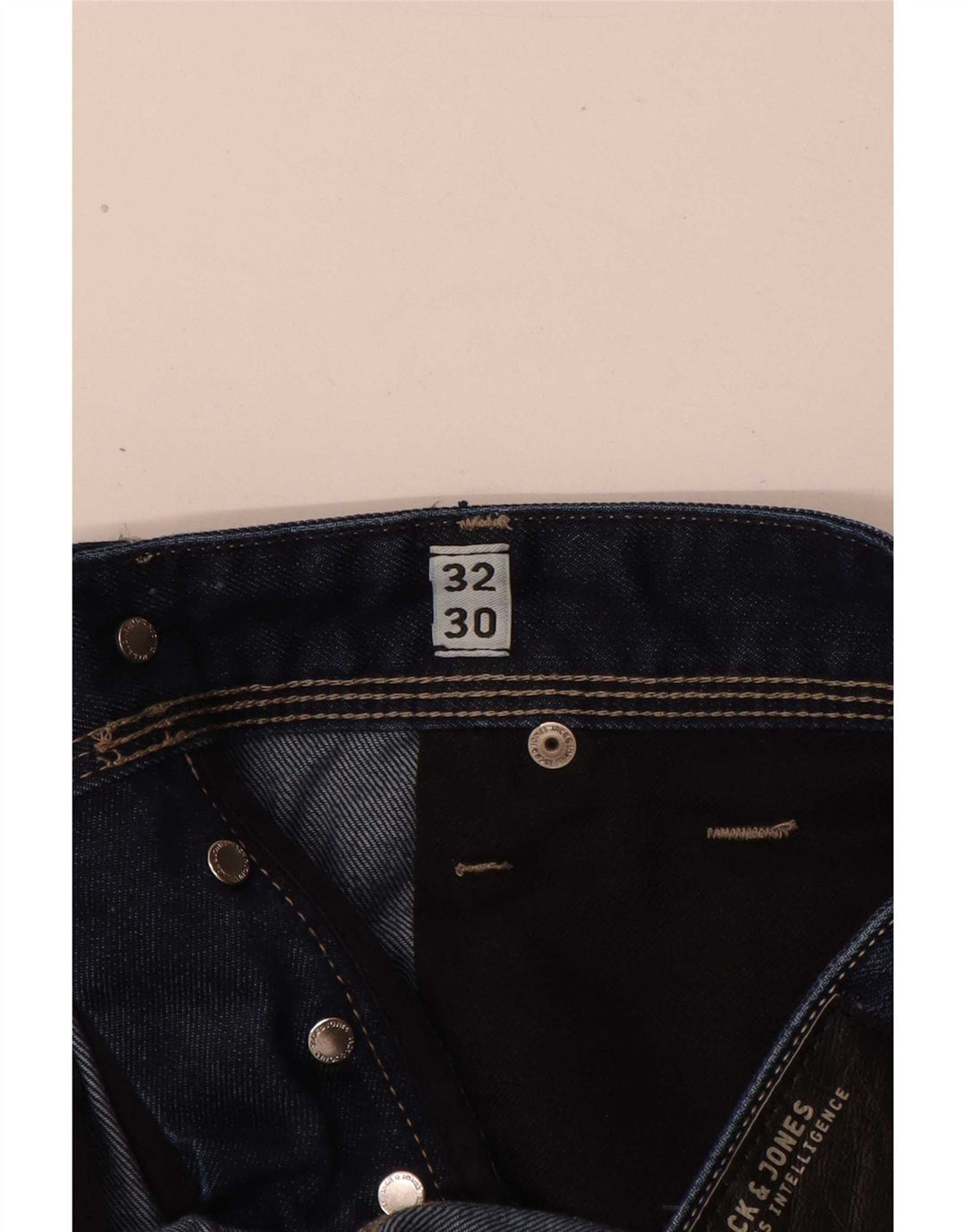 Męskie proste dżinsy Jack & Jones W32 L30 Niebieskie bawełniane