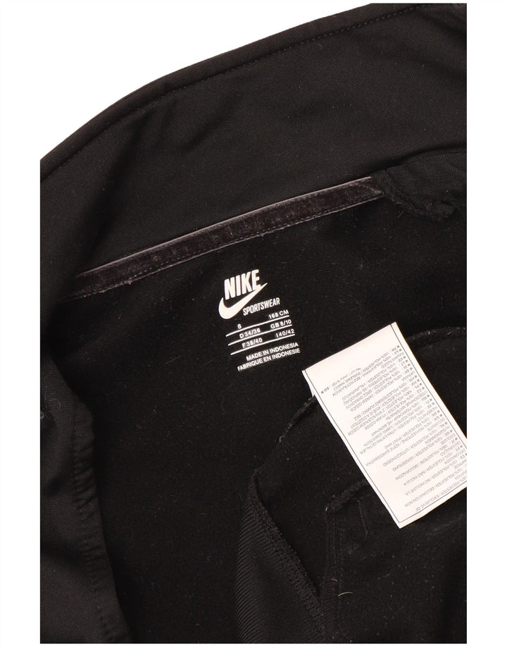 Damska kurtka dresowa Nike UK 8/10, mała, czarna, poliestrowa