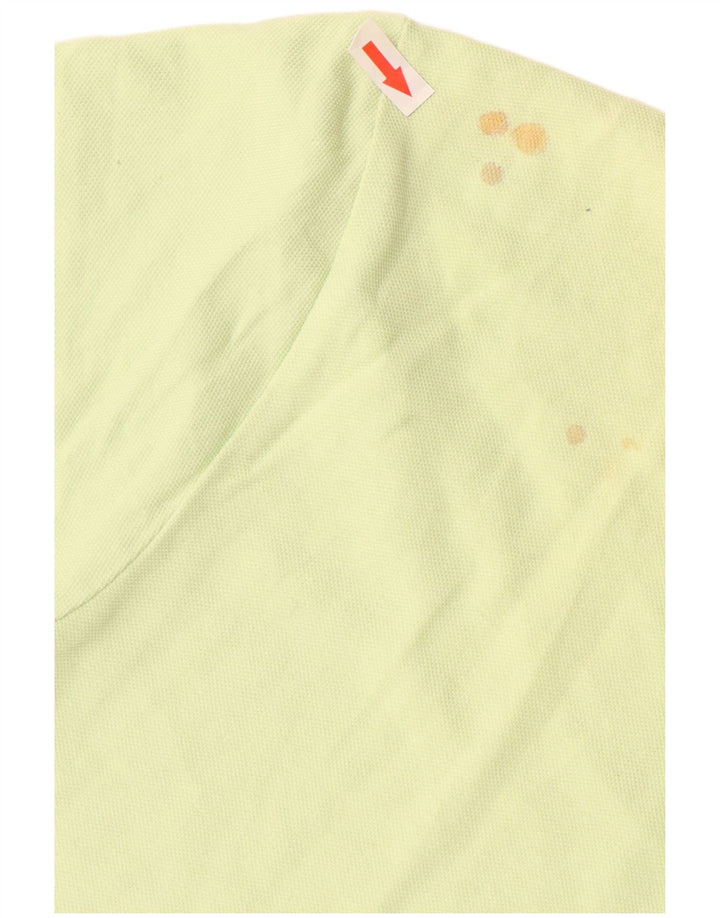 Męska koszulka polo Kappa XL, żółta, bawełniana