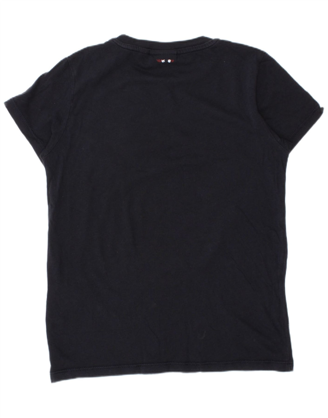 T-shirt chłopięcy NAPAPIJRI z grafiką geograficzną, 7-8 lat, granatowy, bawełniany