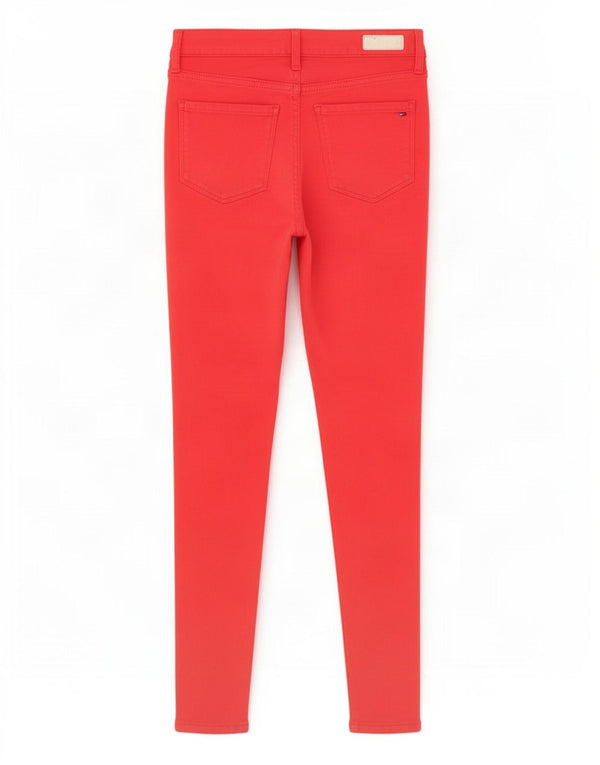 Dżinsy Tommy Hilfiger Dziewczęce Como RW Jegging 11-12 lat W25 L27 Czerwona Bawełna