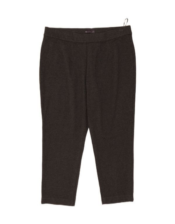 Spodnie damskie Marks & Spencer UK 18 XL W36 L25 Szare pepitka