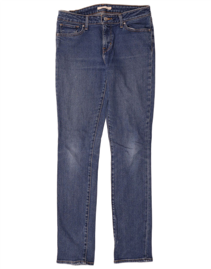 Damskie jeansy Levi's 712 Slim W29 L32 Niebieskie bawełniane