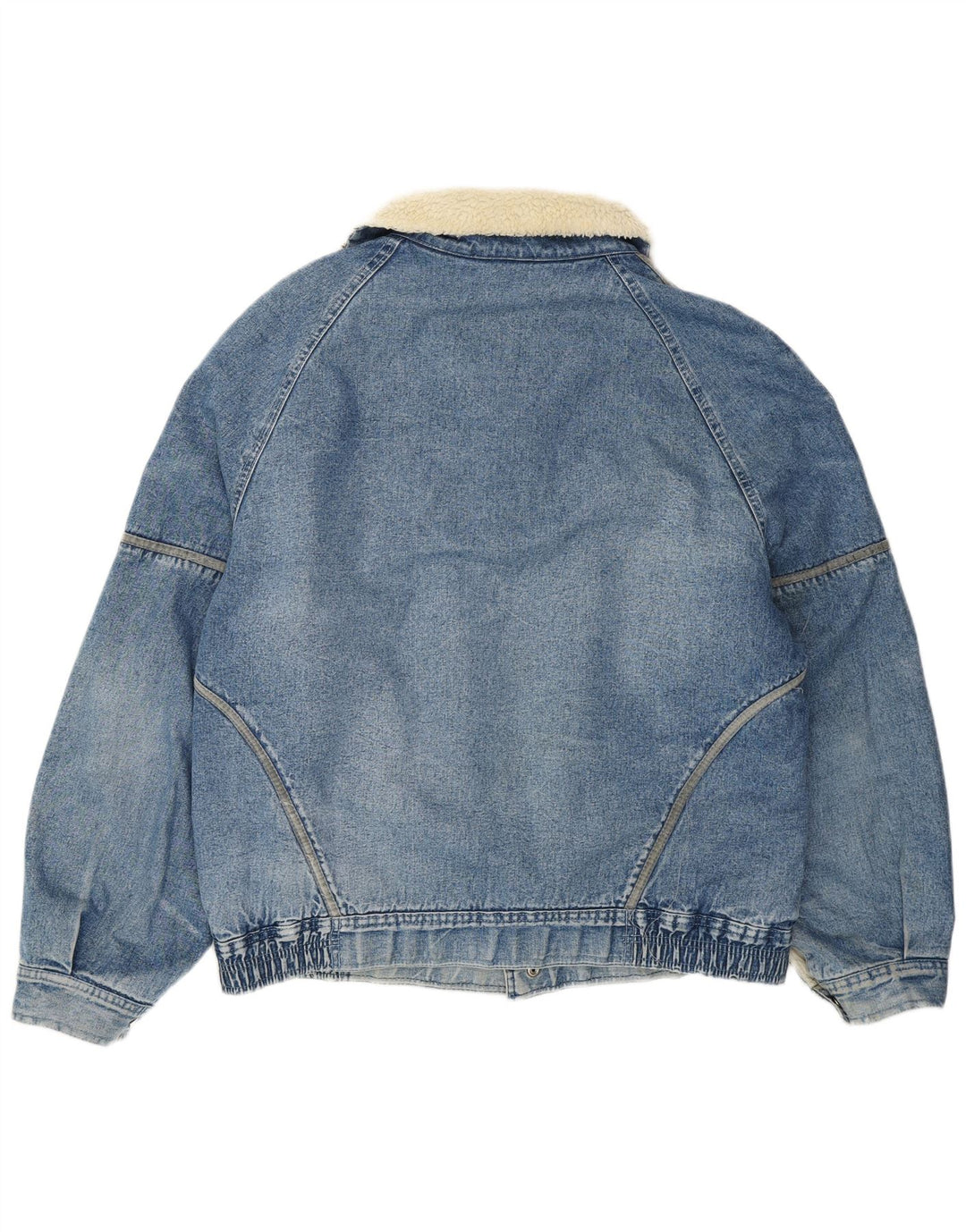 Męska kurtka dżinsowa Sherpa VINTAGE UK 42 XL niebieska