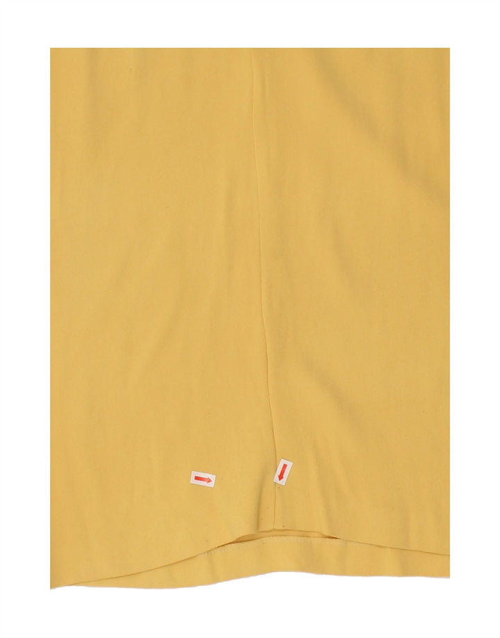 VINTAGE Womens Sleeveless Sheath Dress IT 46 Large Yellow Vintage Vintage and Second-Hand Vintage from Messina Hembry 