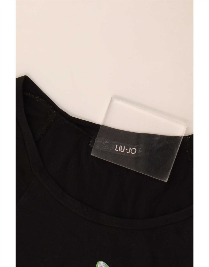 Damska kamizelka graficzna Liu Jo Top UK 14 Medium Black