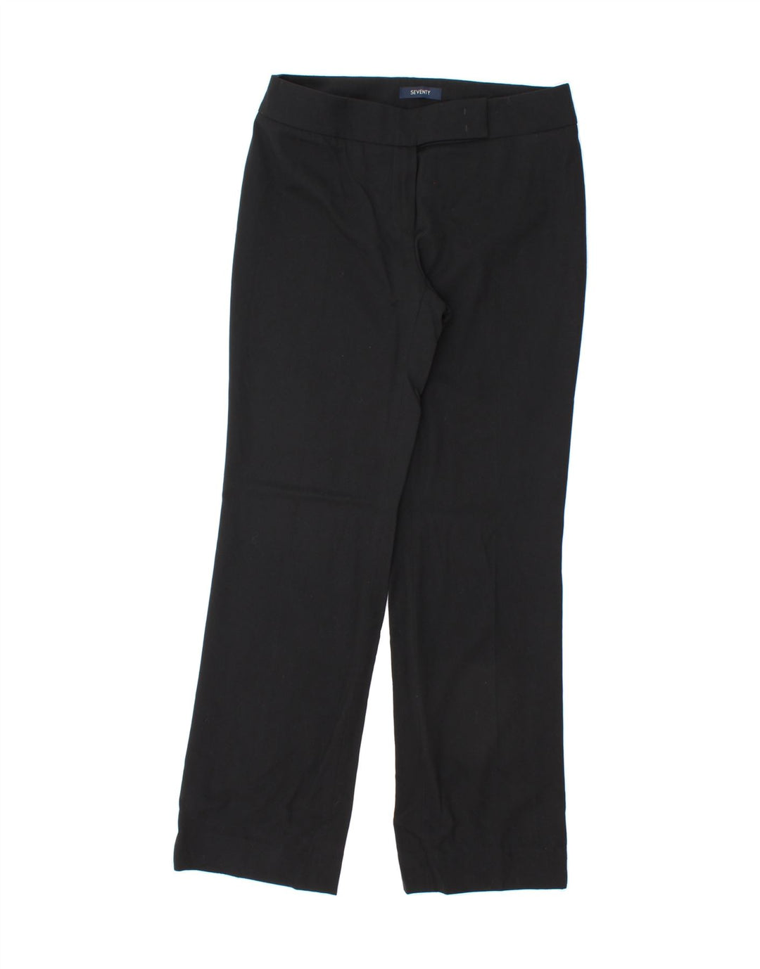 SEVENTY Womens Straight Chino Trousers IT 44 Medium W30 L31 Black Vintage Seventy and Second-Hand Seventy from Messina Hembry 