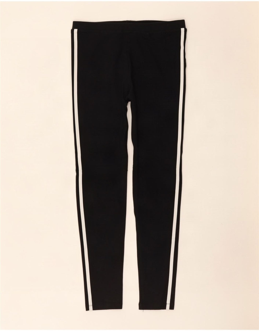 Legginsy damskie Adidas UK 12, średnie, czarne, bawełniane