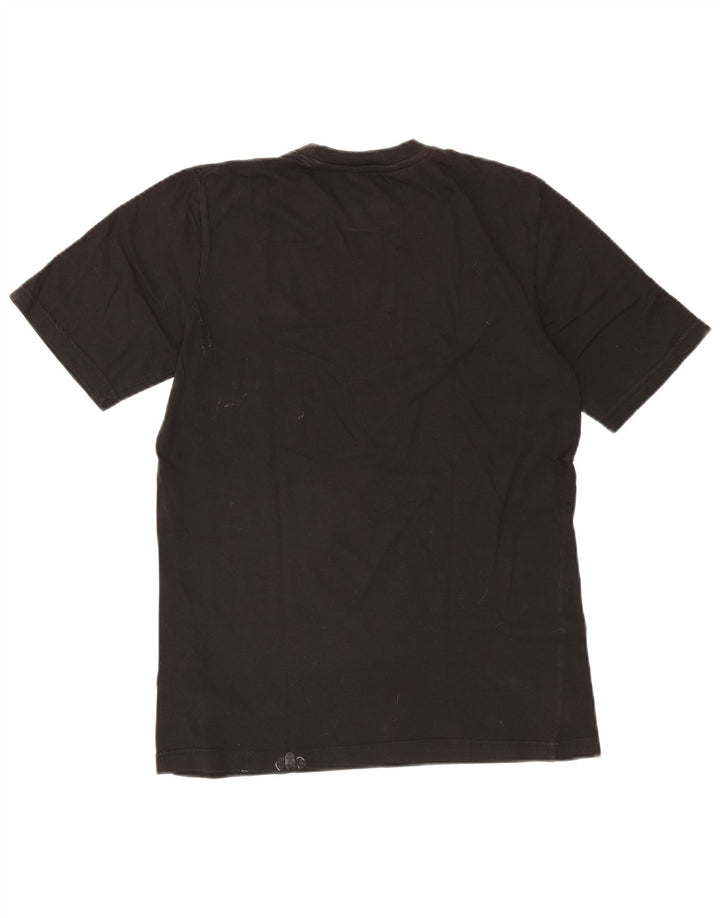 Męski T-shirt Kappa, duży, czarny, bawełniany