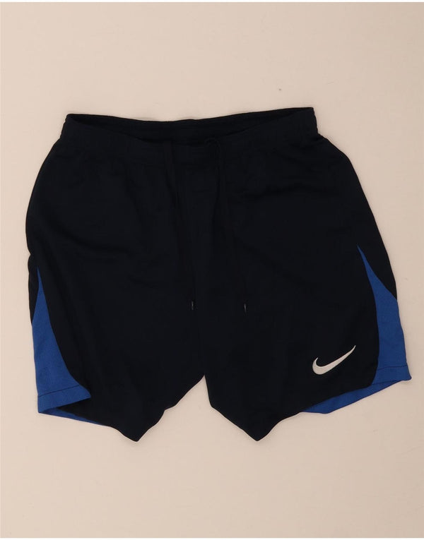 Męskie spodenki sportowe Nike Dri Fit Slim, duży, granatowy, kolorowy poliester