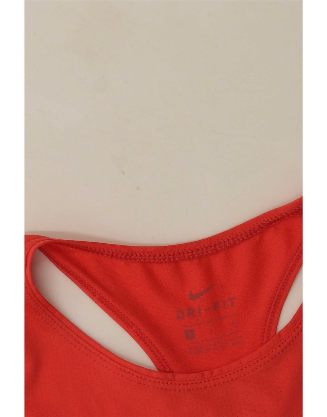 Damska kamizelka Nike Dri Fit Top UK 10, mała, pomarańczowa