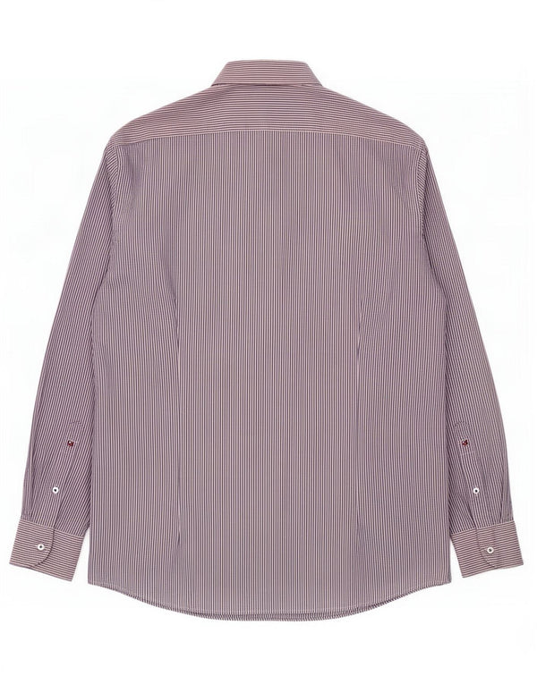 Dopasowana koszula męska Tommy Hilfiger rozmiar 44 17 1/2 XL niebieska bawełniana w prążki