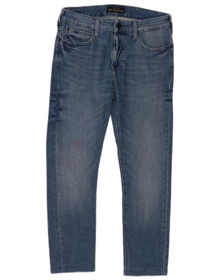 Damskie jeansy Lee Malone Slim W30 L26 Niebieskie bawełniane