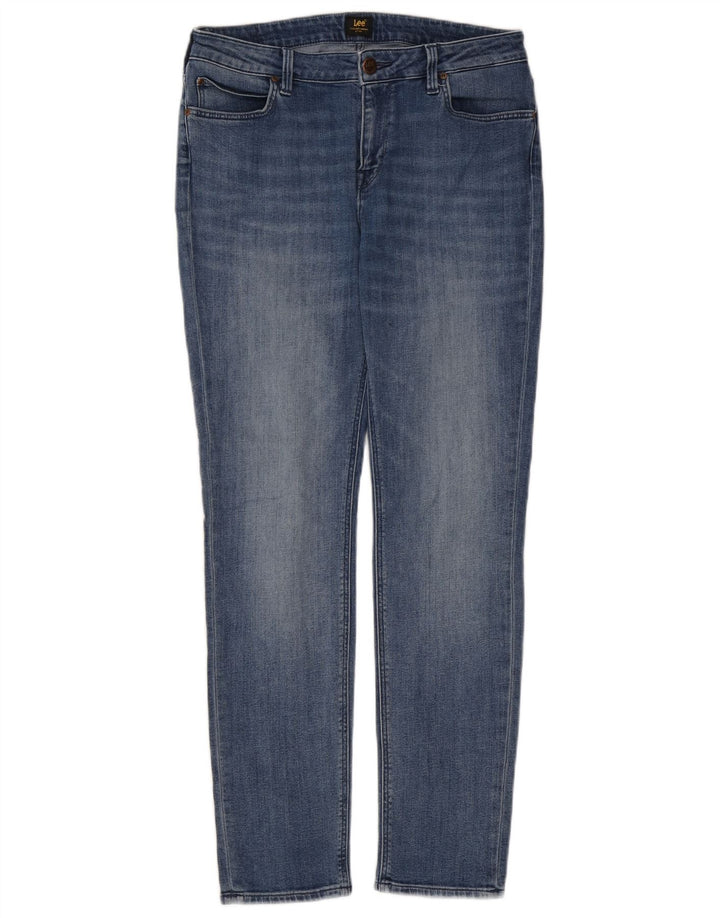 Damskie jeansy Lee Elly Slim W31 L31 Niebieskie bawełniane