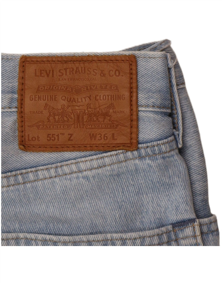 Męskie dżinsy Levi's 551 Straight W36 L26 Niebieskie