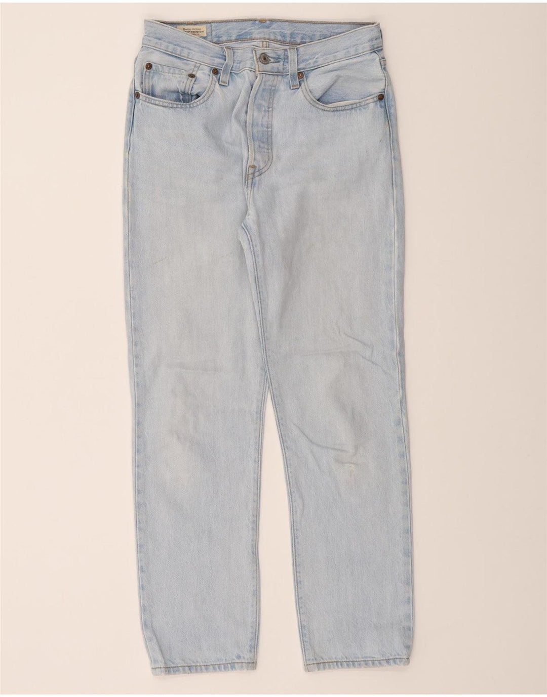 LEVI'S Womens Straight Jeans  W26 L28 Blue Cotton Vintage Levi's and Second-Hand Levi's from Messina Hembry 