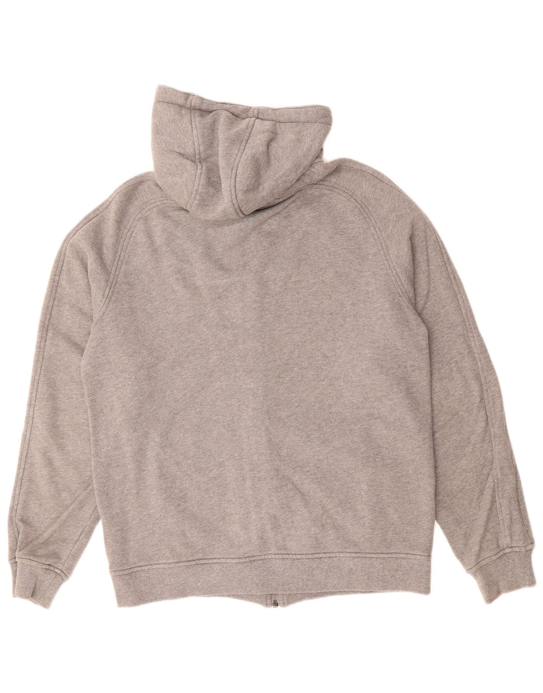 LYLE & SCOTT Mens Zip Hoodie Sweater Large Grey Cotton