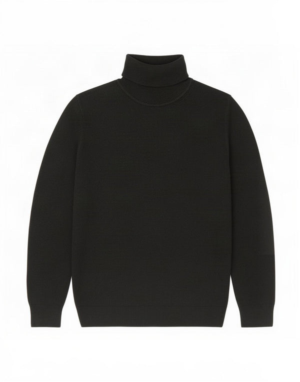Marks & Spencer Damski sweter z golfem UK 16, duży, szary, akrylowy