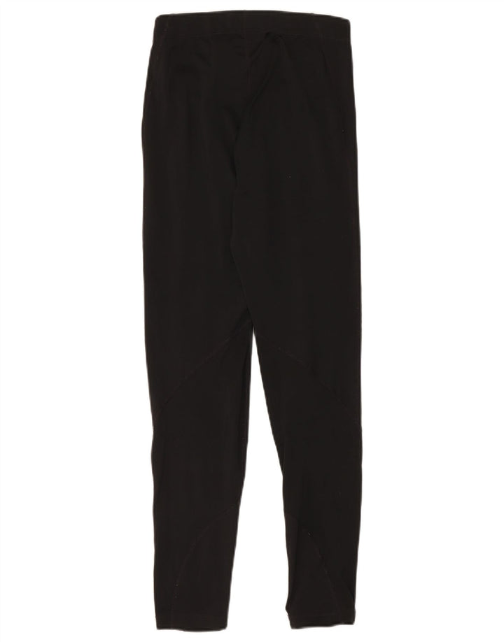 Damskie legginsy Nike Slim Fit UK 14, średnie czarne, poliestrowe, sportowe